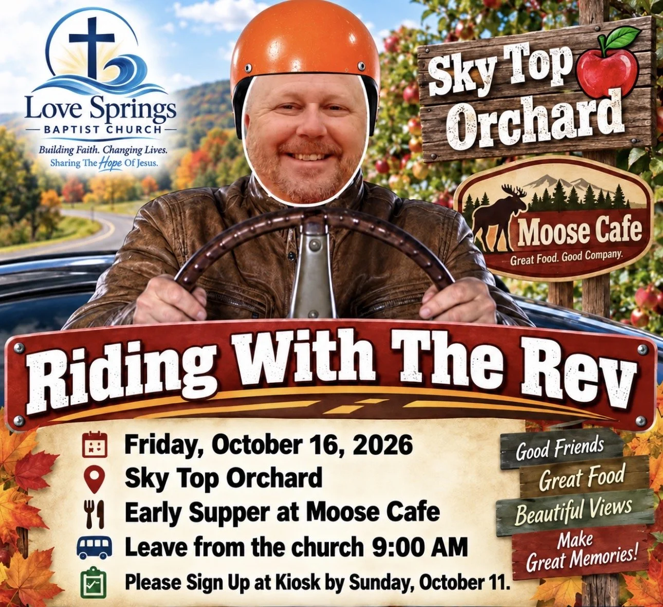 Riding with the Rev