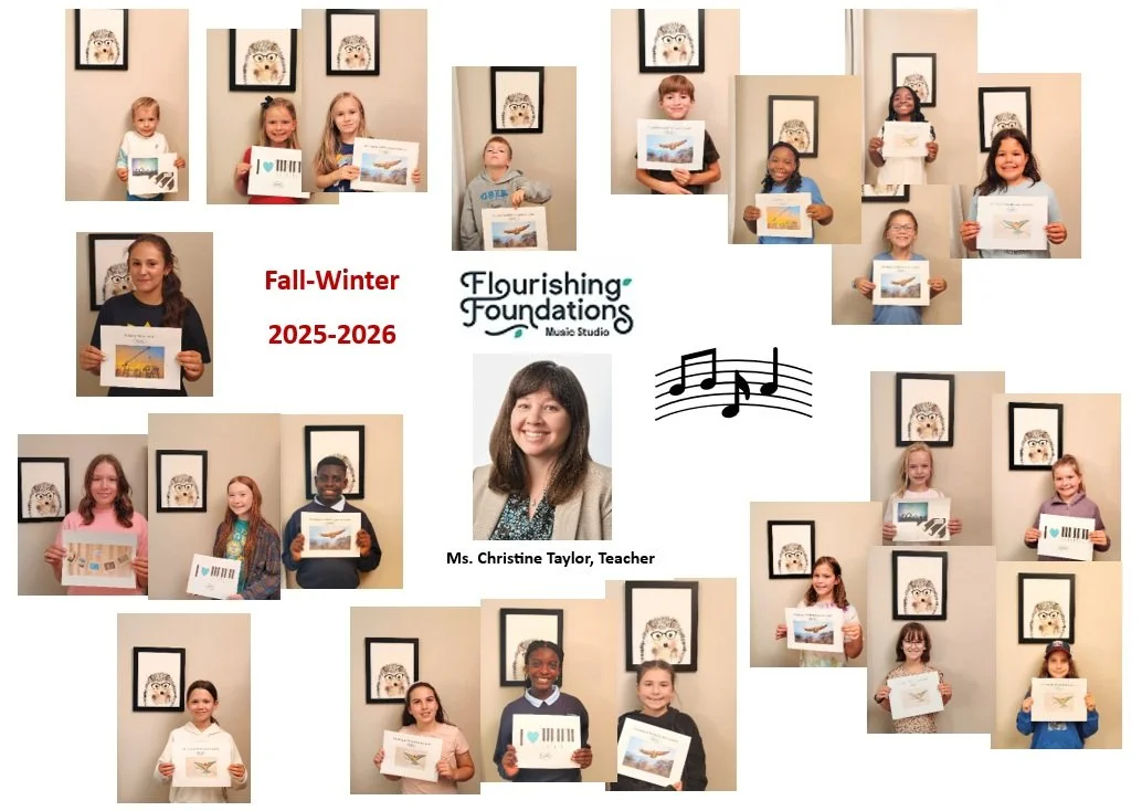Fall-Winter 2025-2026 K-12 Piano Students