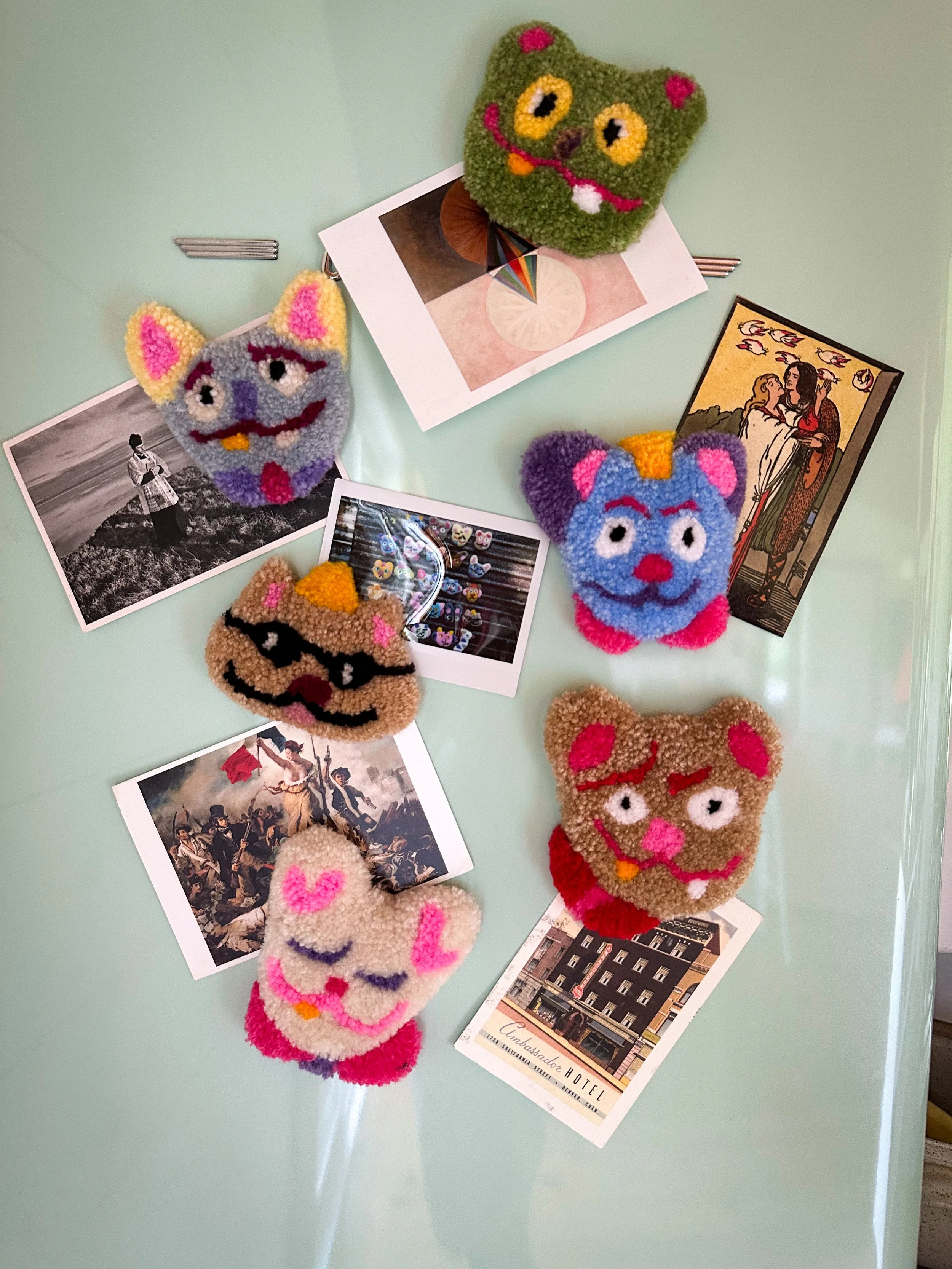 Fuzzy Friends Fridge Magnets 🧲