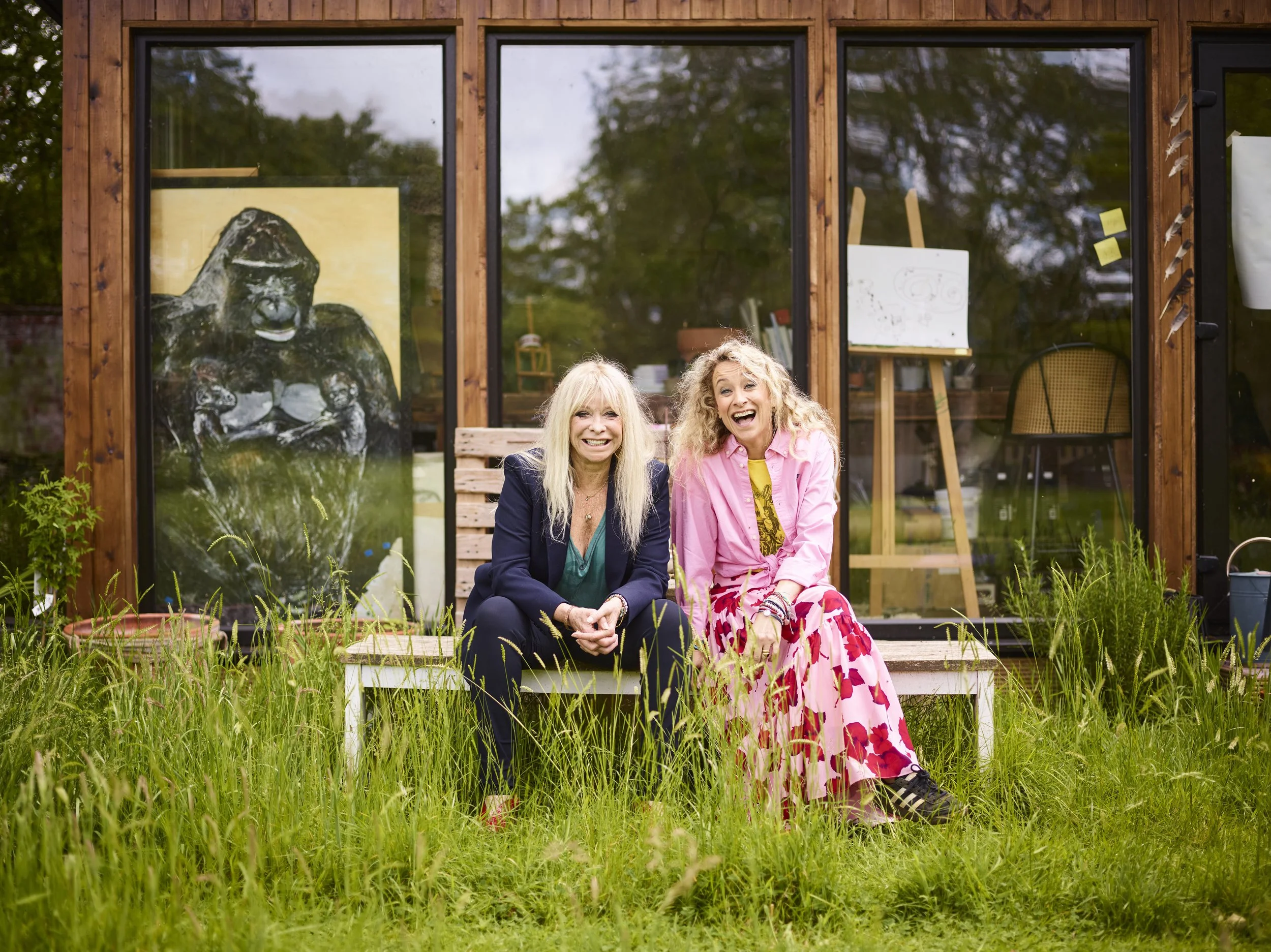 Jo Wood and her artist daughter, Leah Wood, Northants, 2026