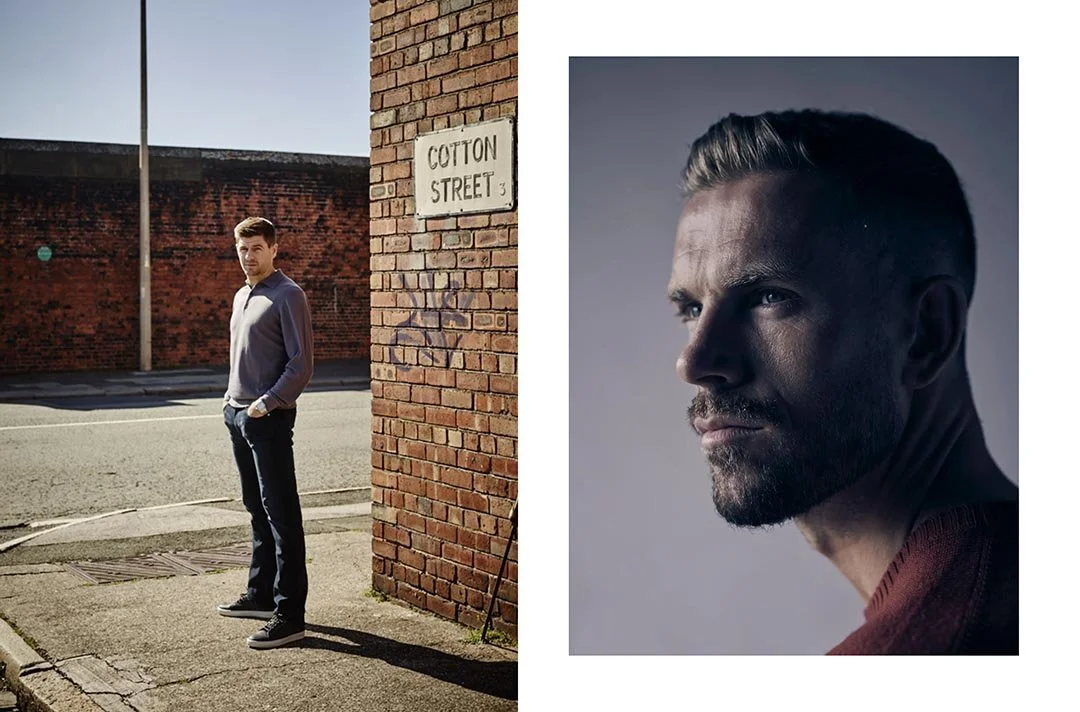 Liverpool & England Captain's Steven Gerrard & Jordan Henderson, Liverpool. 2015 / 2024