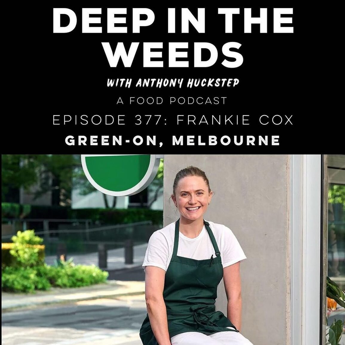 Frankie sat down with @huckstergram @deepintheweedspodcast to discuss why she opened Green-On and what food means to her. 

Have a listen to find out a little bit more about Green-On. 
Available where you find your podcasts!