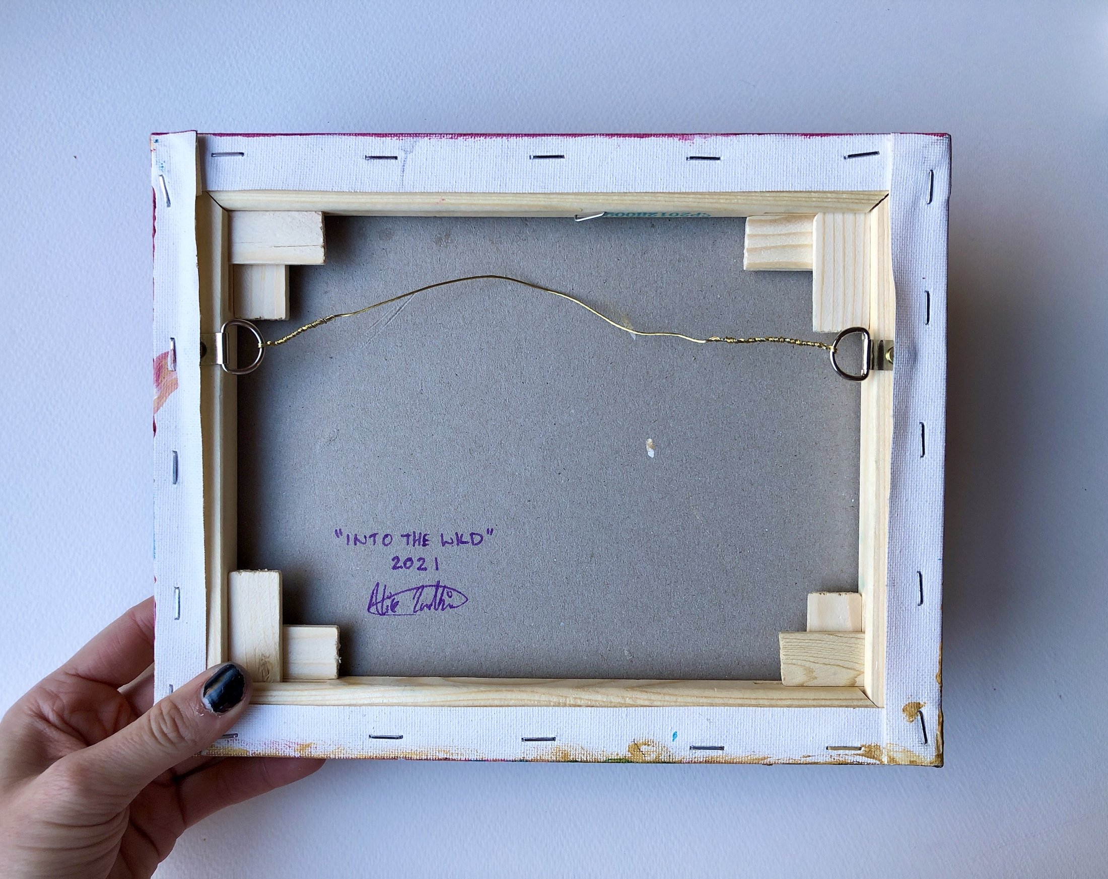 How To Add Hanging Wire To Your Picture Frame