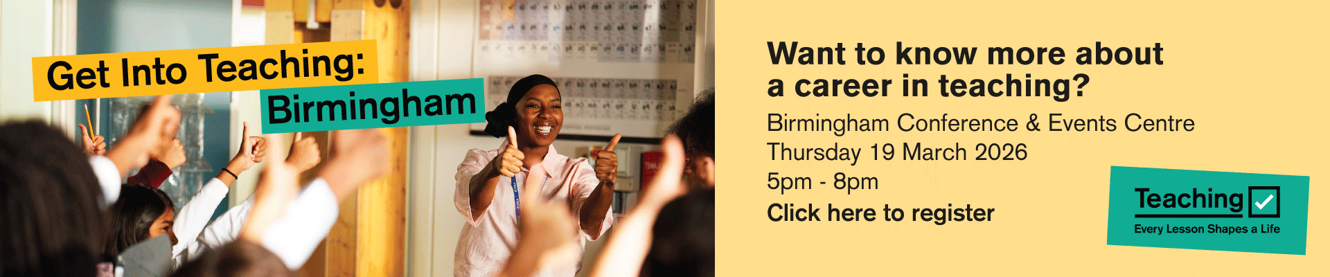 Train to Teach event | Birmingham