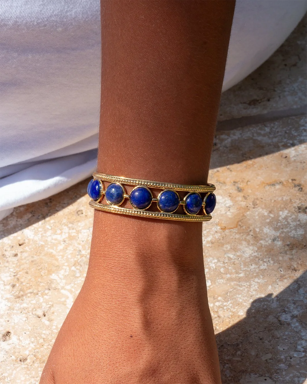 Bracelet Nefertari en lapis lazuli