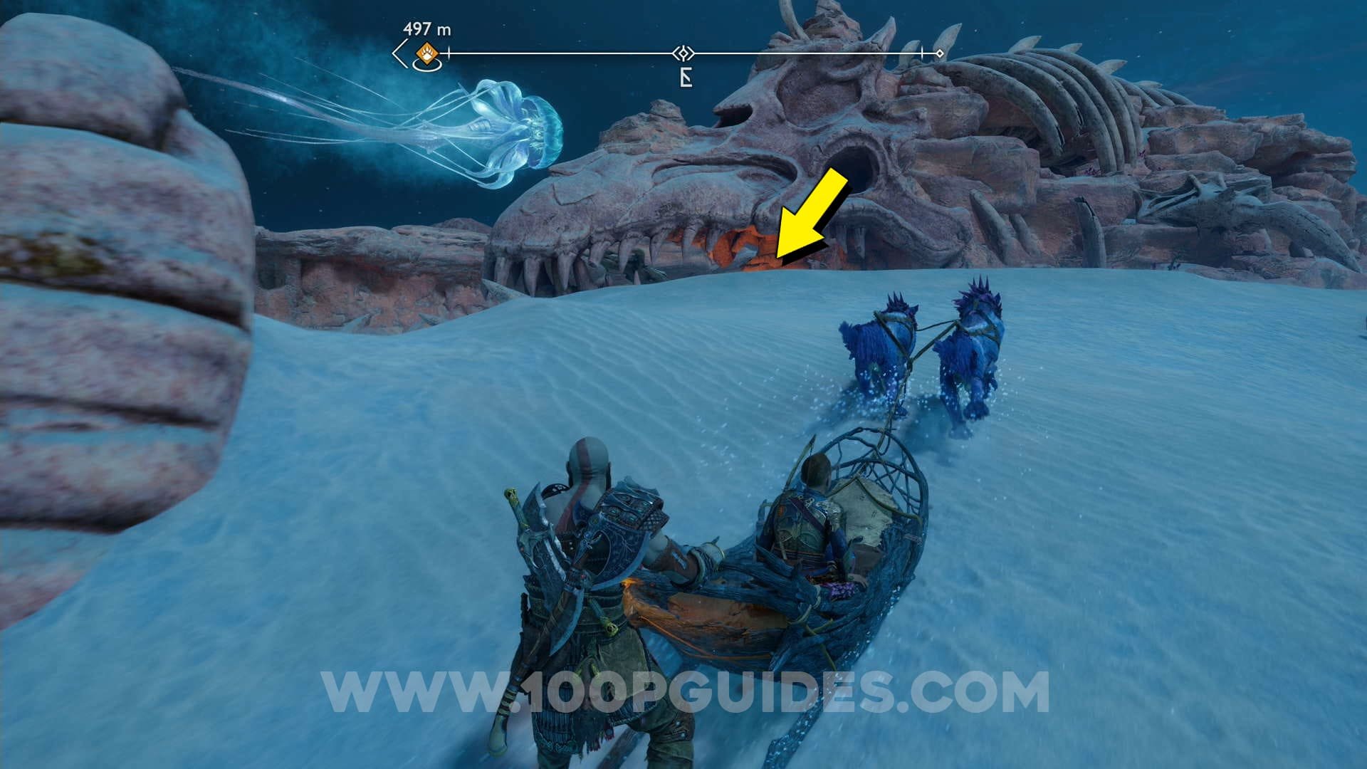 Vulture's Gold Treasure Map location & solution - God of War Ragnarok