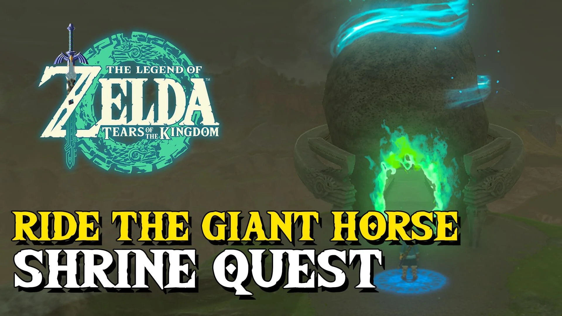 Zelda Tears Of The Kingdom Ride The Giant Horse Shrine Quest Guide