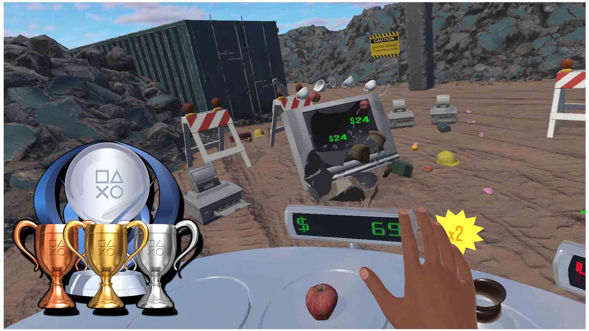 BREAK STUFF VR Trophy List