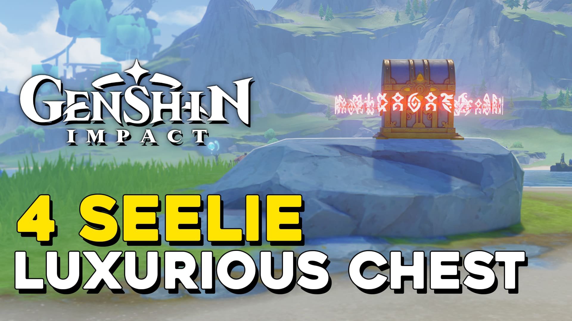 Genshin Impact 4 Seelie Fontaine Luxurious Chest Guide<br/> — 100
