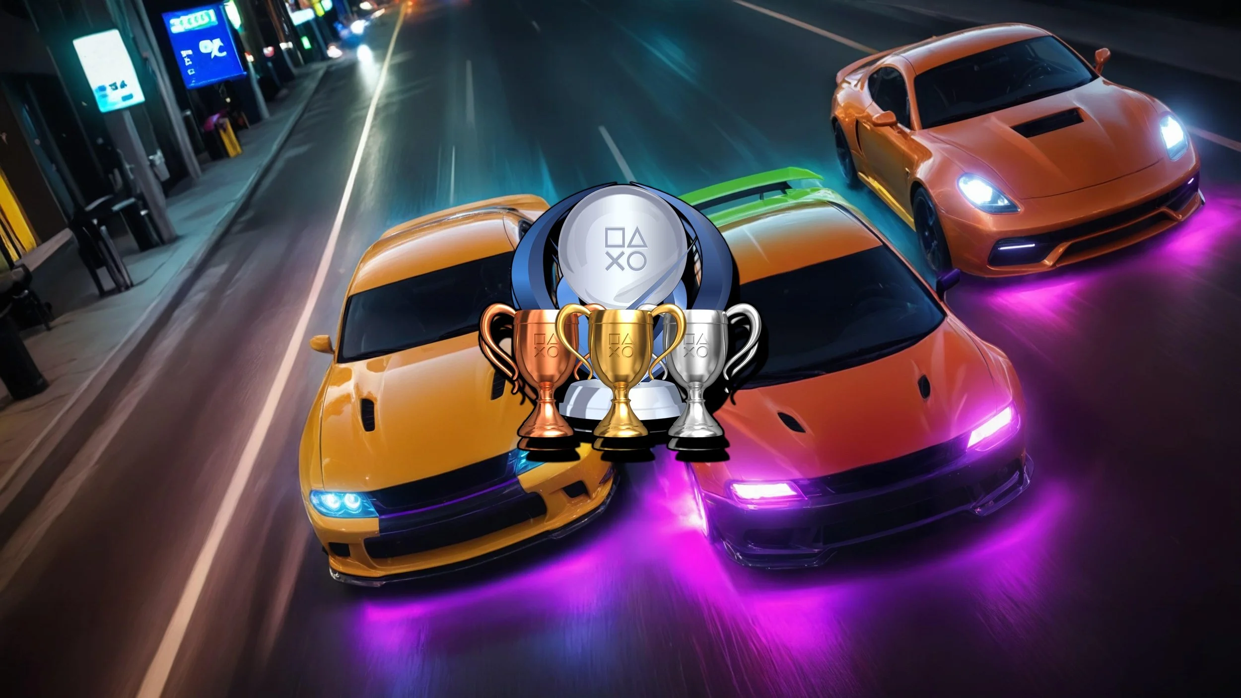 Race Track Maniacs Trophy List
