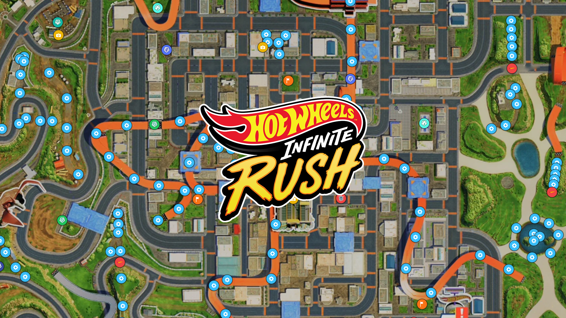 Hot Wheels Infinite Rush Interactive Map