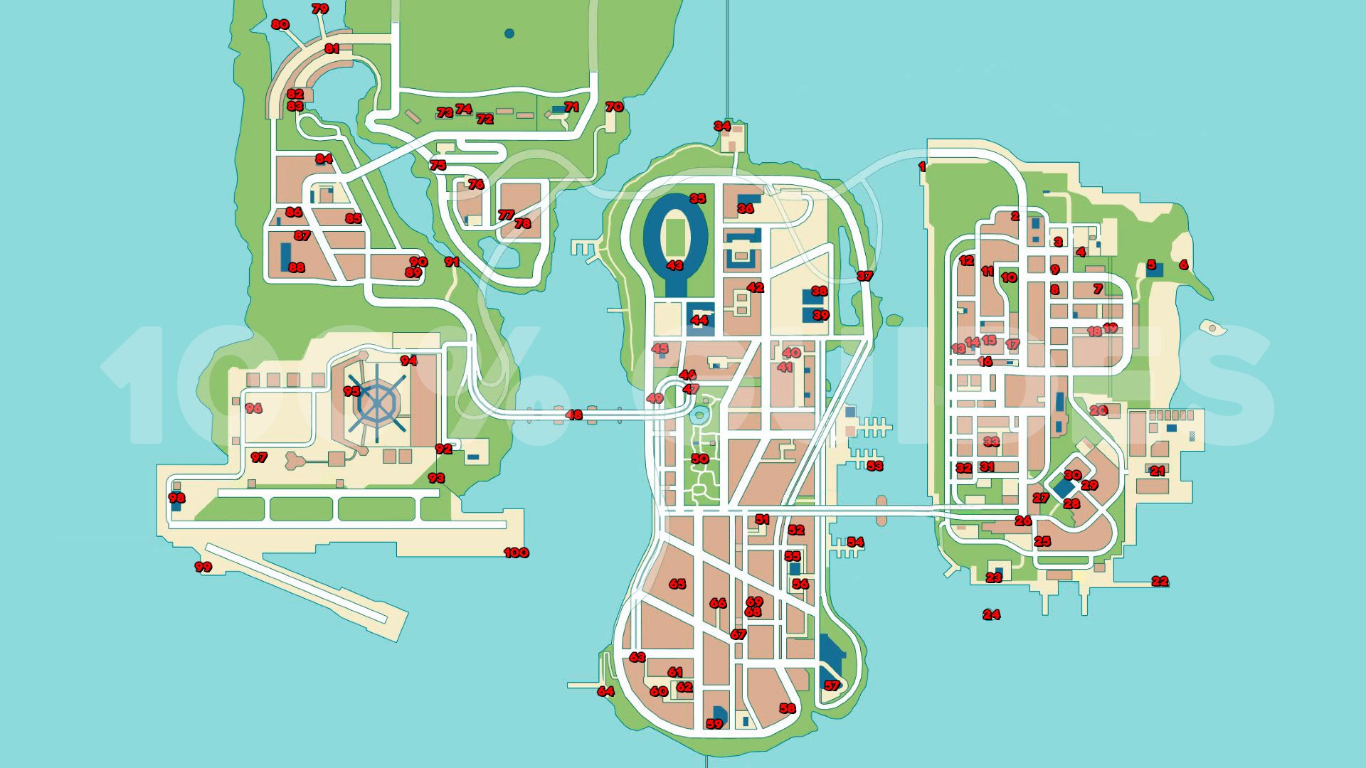 GTA 3: Where to find all 100 Hidden Packages - Millenium