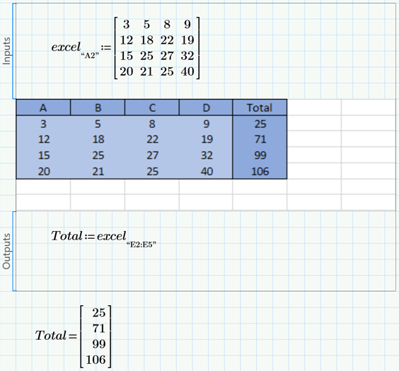 Mathcad Excel Integration , Example: Formatting an Excel Component – EYCURB