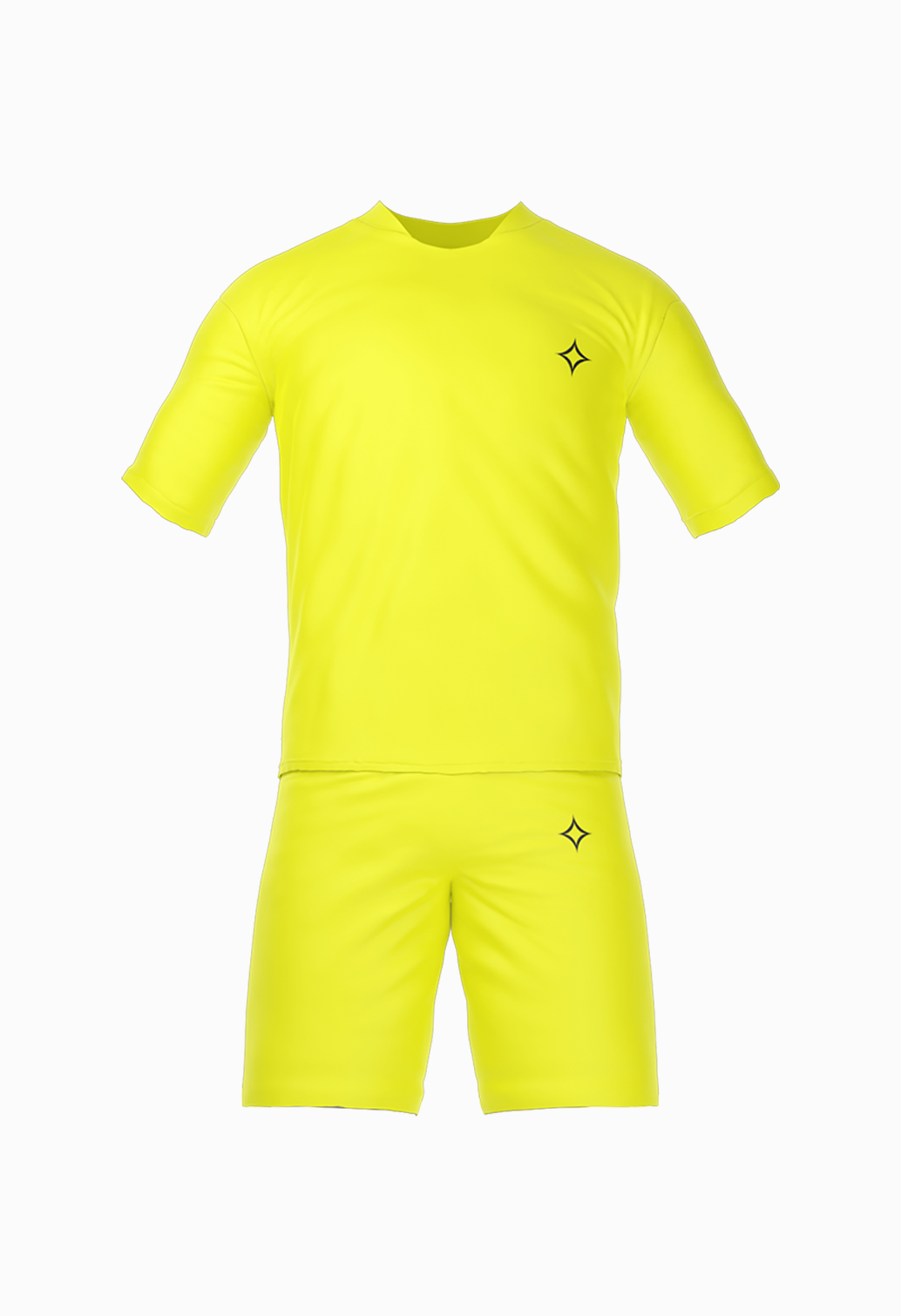 Afropassion Soccer Jersey Yellow Front.png