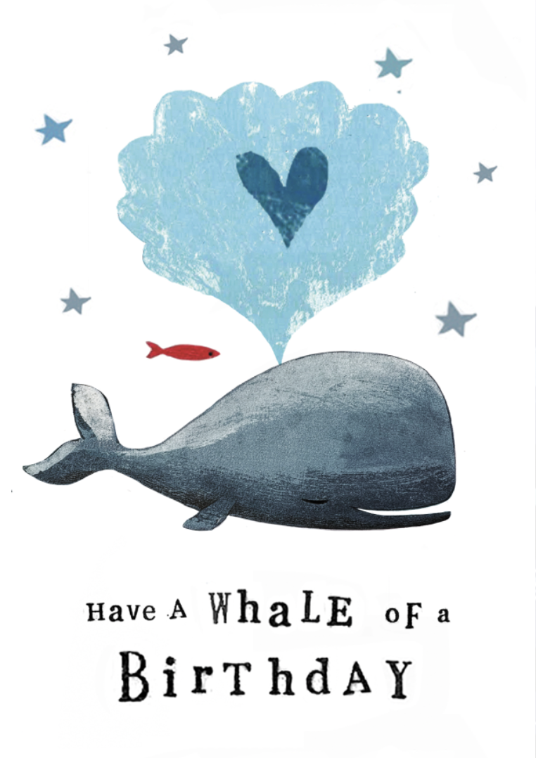 Have a Whale of a  Birthday A6 Card