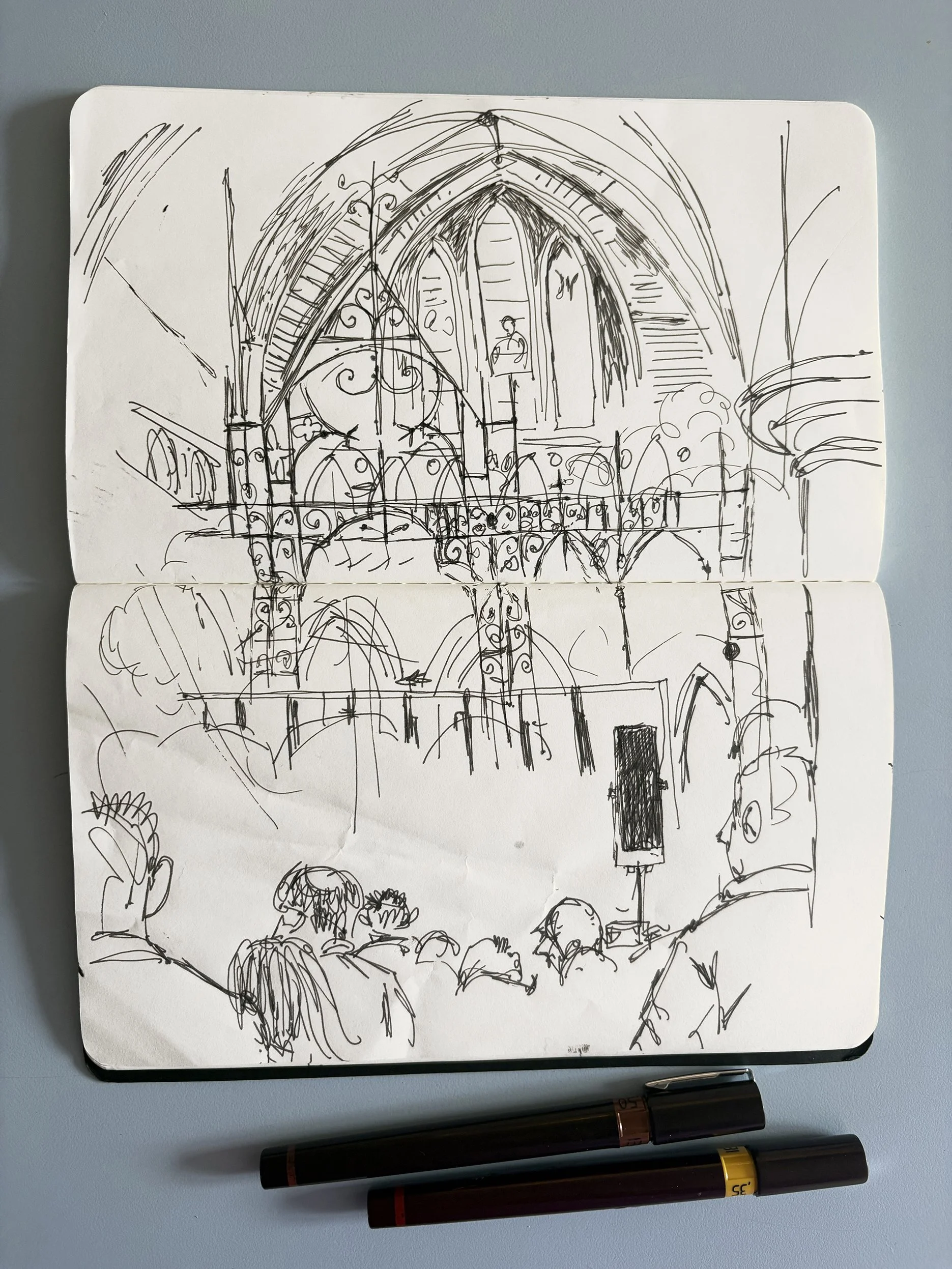 DRAWING OF THE CHURCH INTERIOR ON THE DAY.jpg