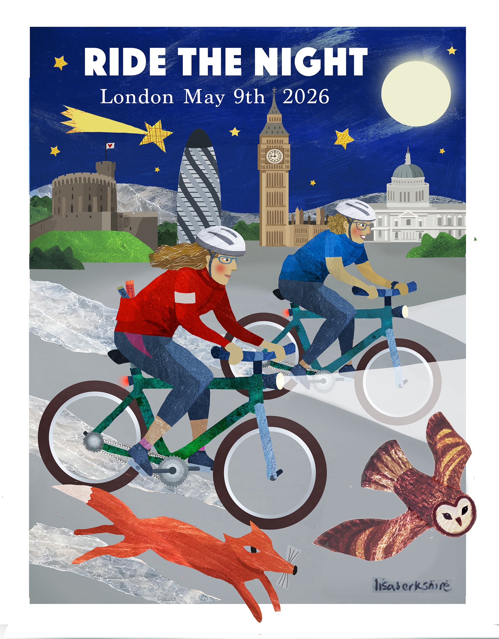 Ride the Night Poster design