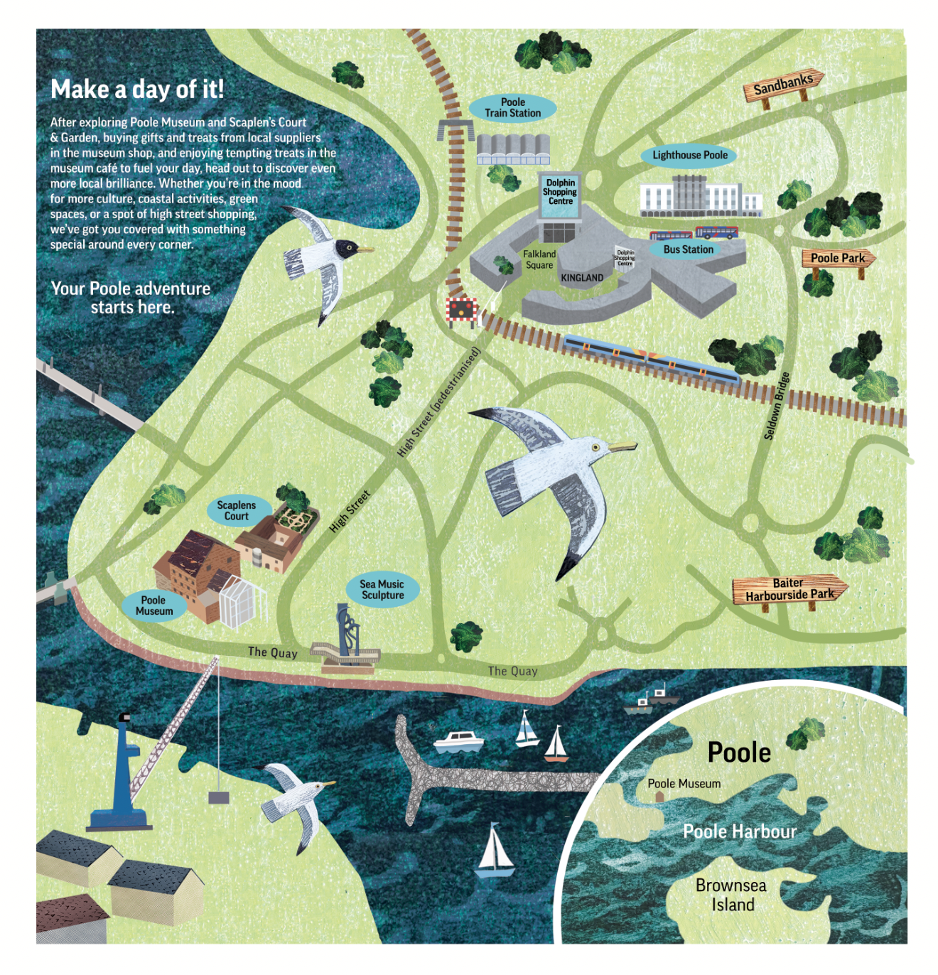 Poole Museum Map
