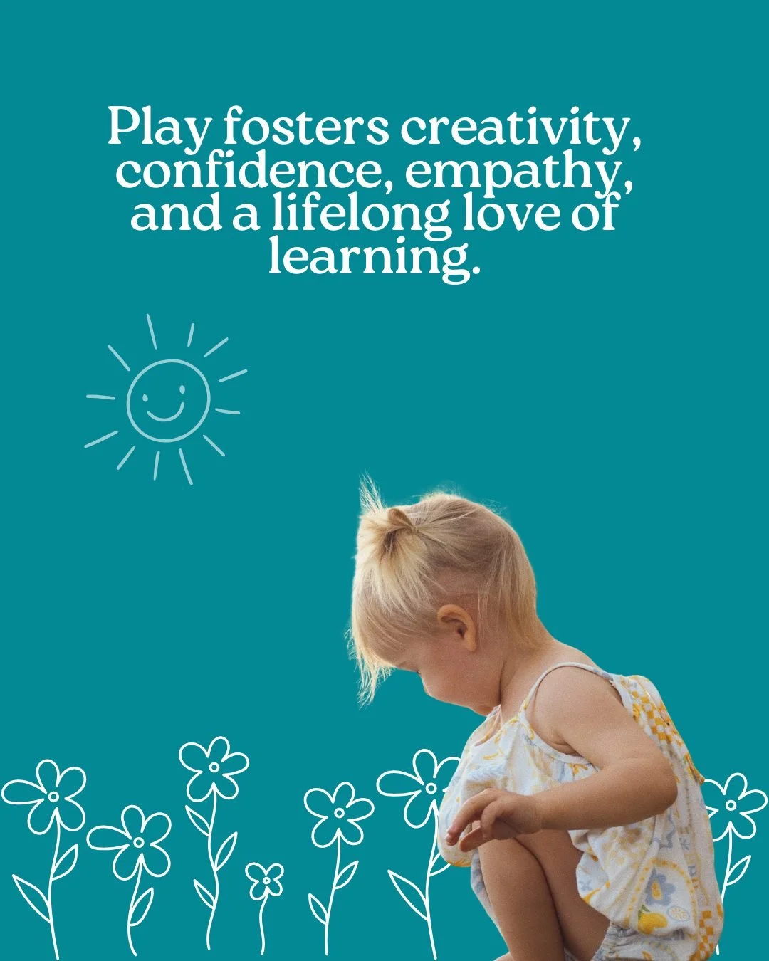 Play is essential for children's growth it sparks creativity, builds confidence, fosters empathy and inspires a lifelong love of learning. 

Let&rsquo;s nurture learning through joyful exploration.