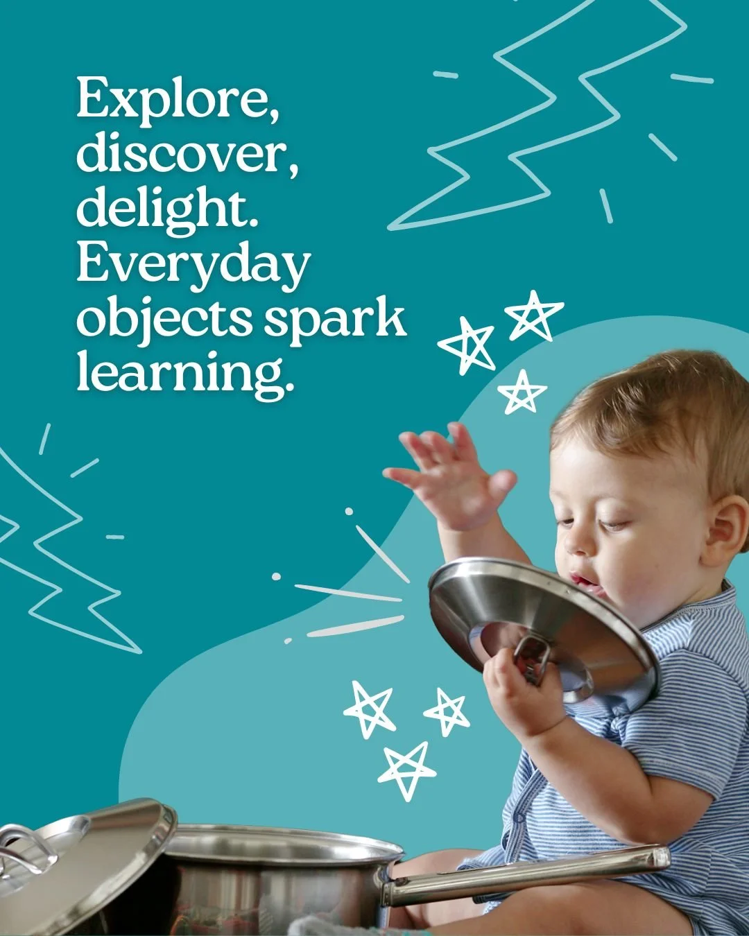 Little hands, big senses ready to experiment with textures and explore.

Everyday objects spark learning in powerful ways. When children touch, squeeze, sort and compare different materials, they&rsquo;re building early cognitive skills, strengthenin