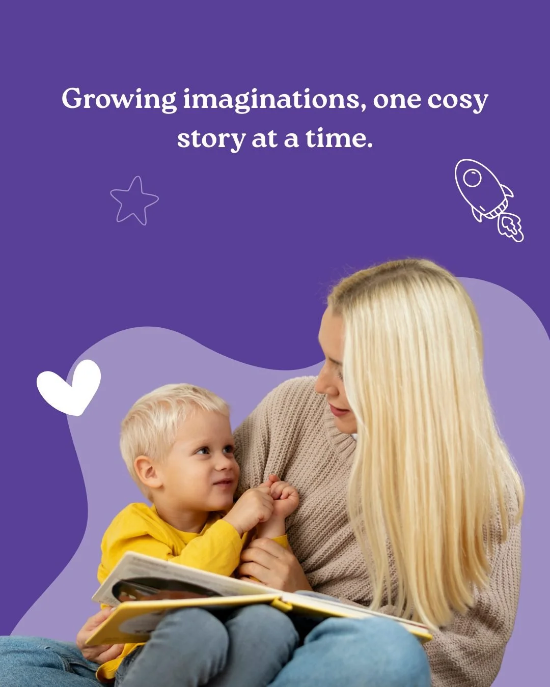 Storytime is one of the simplest and most powerful ways to support your child&rsquo;s development. 

Reading together builds language skills, strengthens brain development, nurtures imagination and lays the foundation for learning to read.