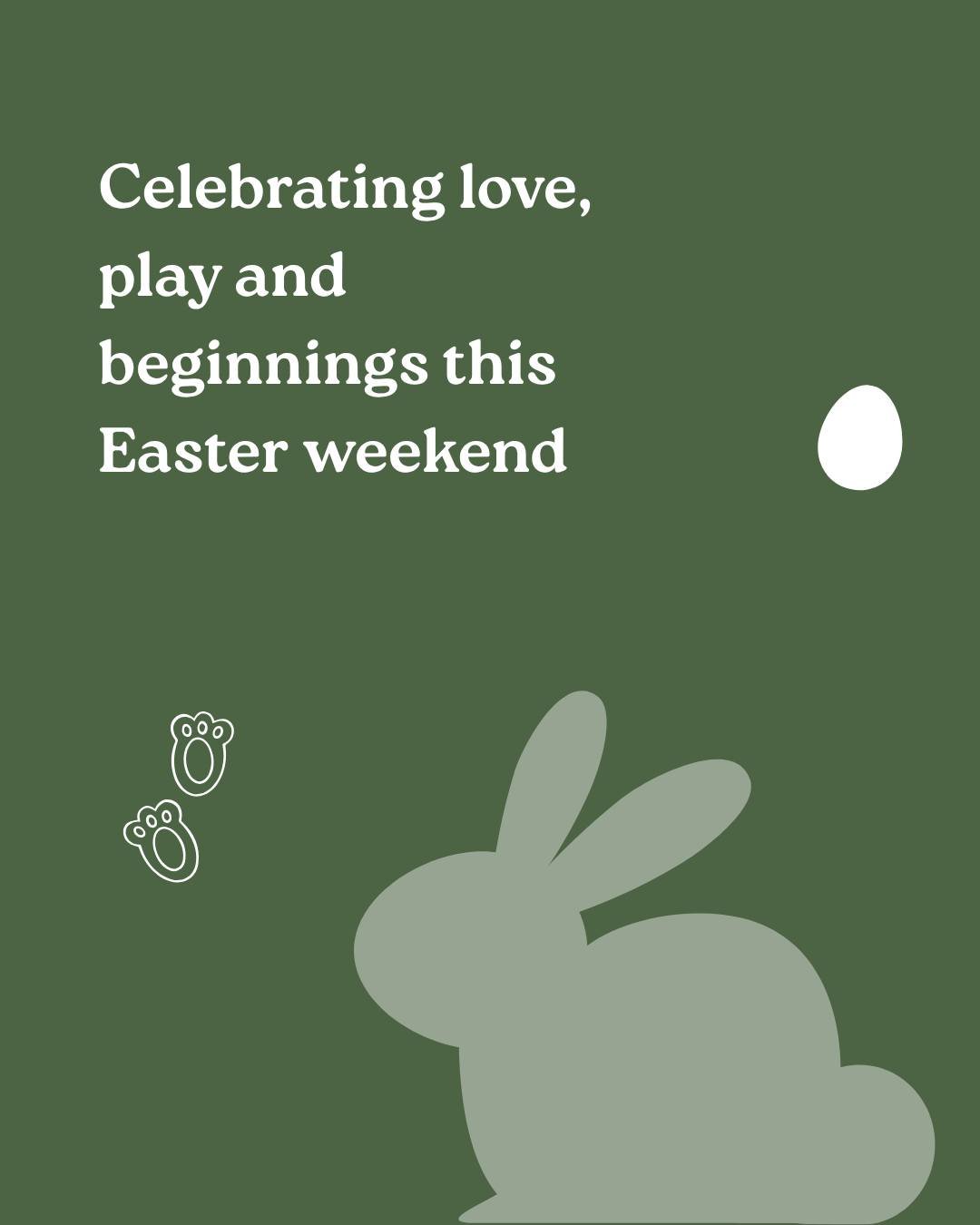 Wishing you a bright and joyful Easter filled with love 🤍🐰