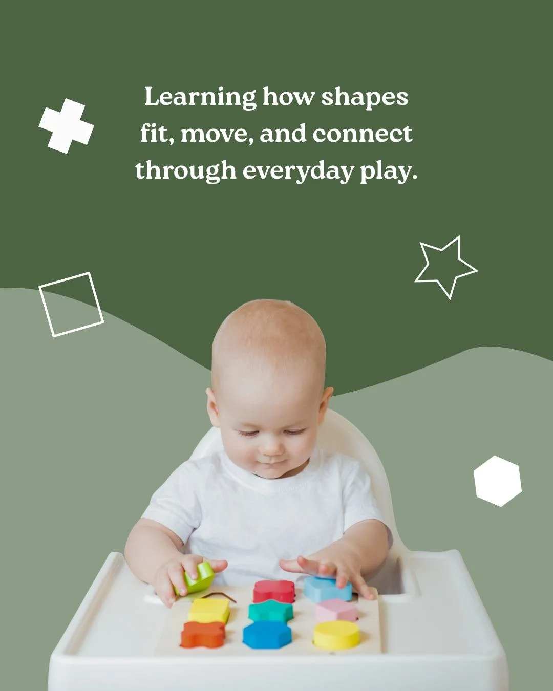 Learning how shapes fit, move, and connect through everyday play builds early spatial awareness and problem-solving skills. 

Tip: encourage your child to rotate and flip pieces to discover new ways they can fit together.