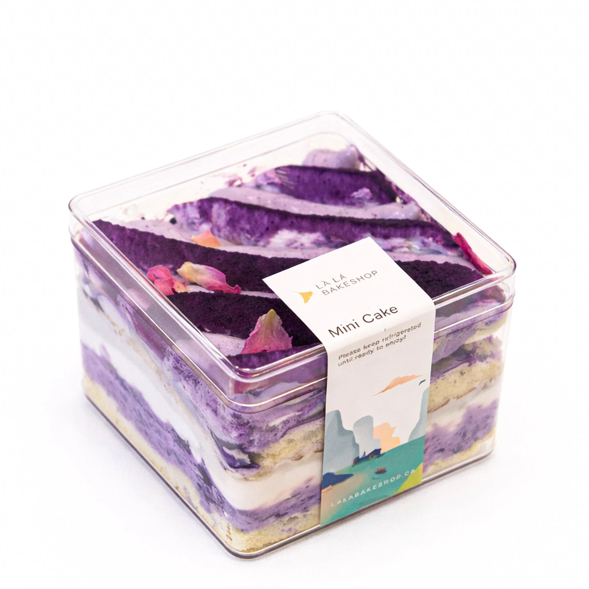 Taro ube sticky rice mini cake · $11.75