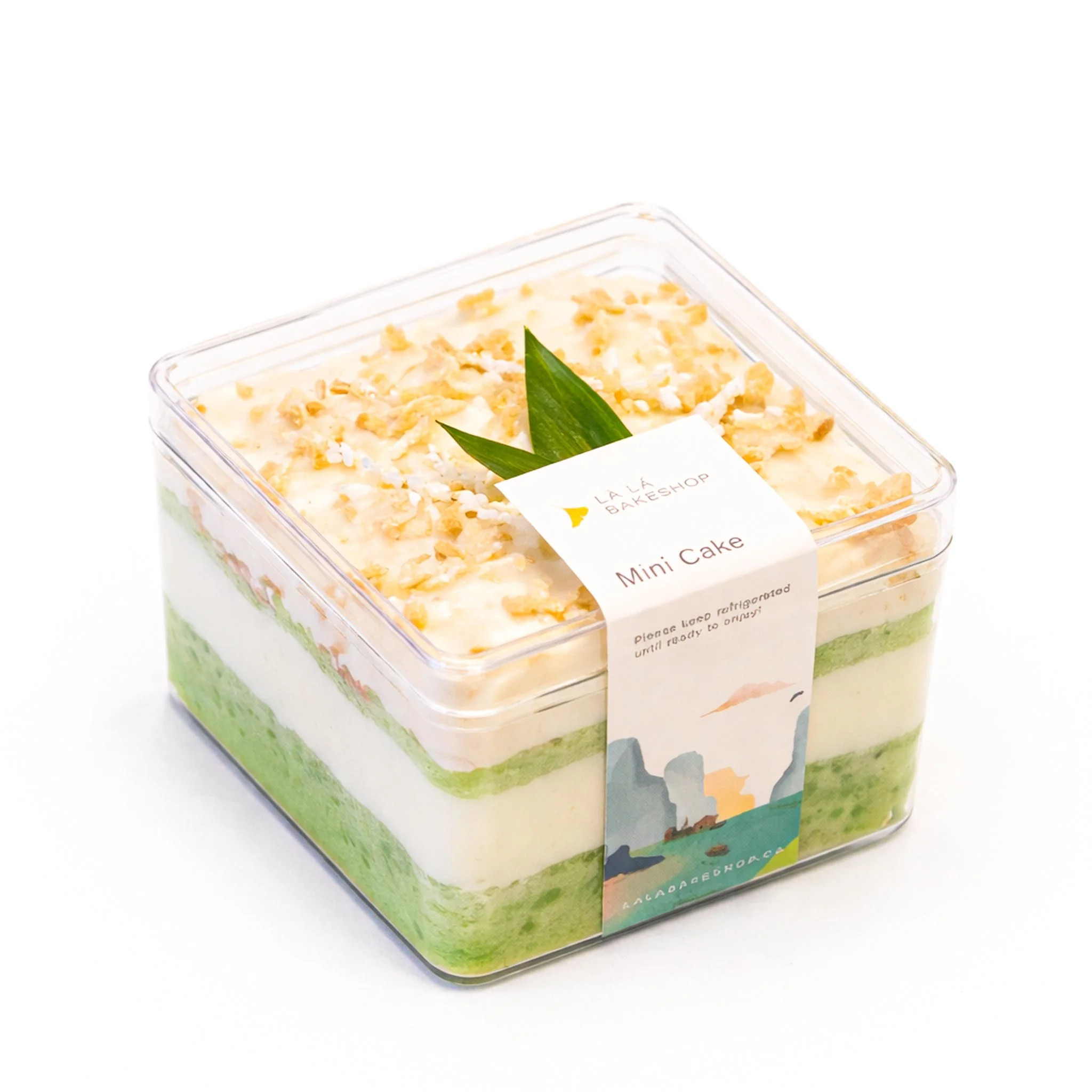 Coconut pandan sticky rice mini cake · $11.75