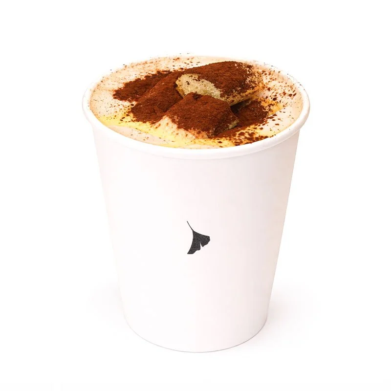 Tiramisu latte  (hot) · $6.75