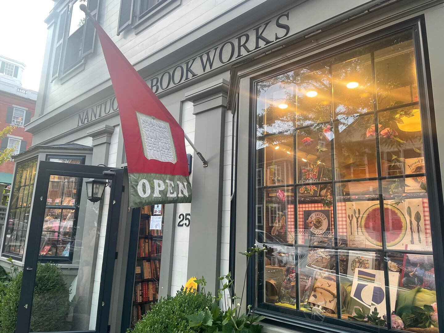 My secret wish has been answered! Nantucket Bookworks has a copy of my book From Collage to Quilt in their window! I&rsquo;m absolutely thrilled!

Why? Well, I must go back to the mid 70&rsquo;s and early 80&rsquo;s. My Father always ordered his art 