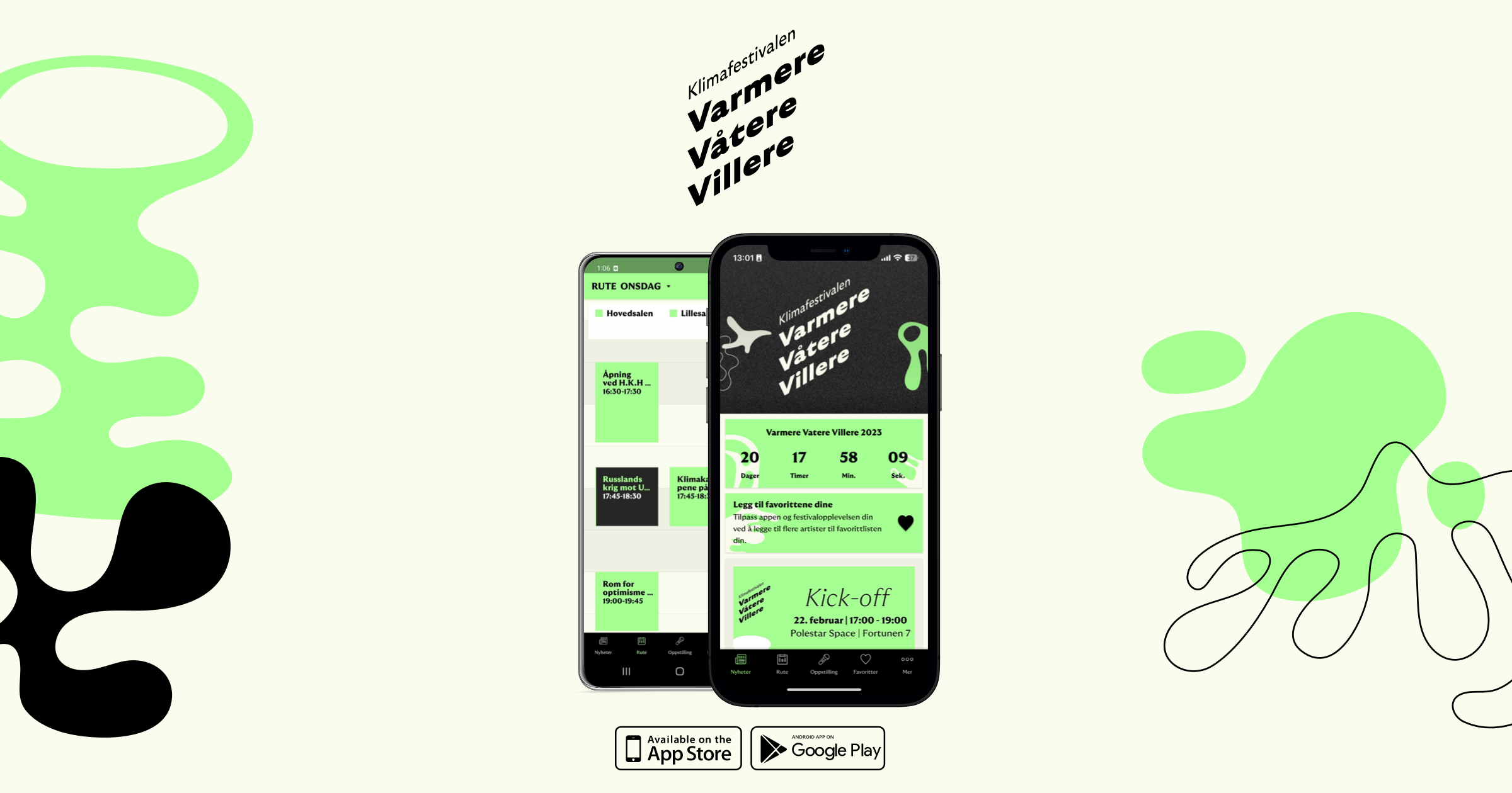 Festivalappen er klar!