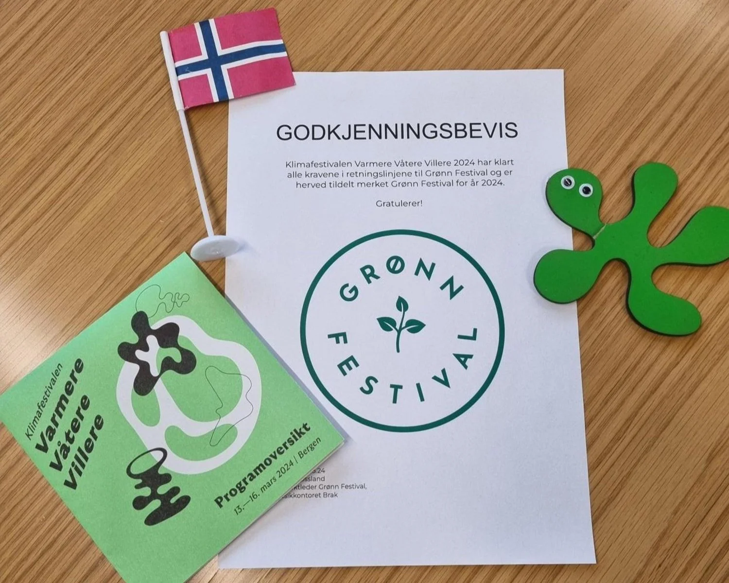 Varmere Våtere Villere er “Grønn Festival” i 2024