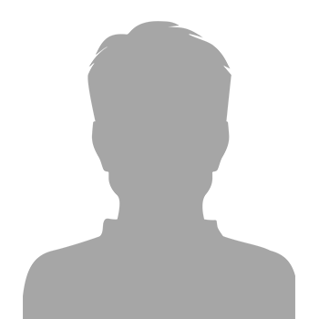 Gray silhouette of a default avatar or person on a white background.
