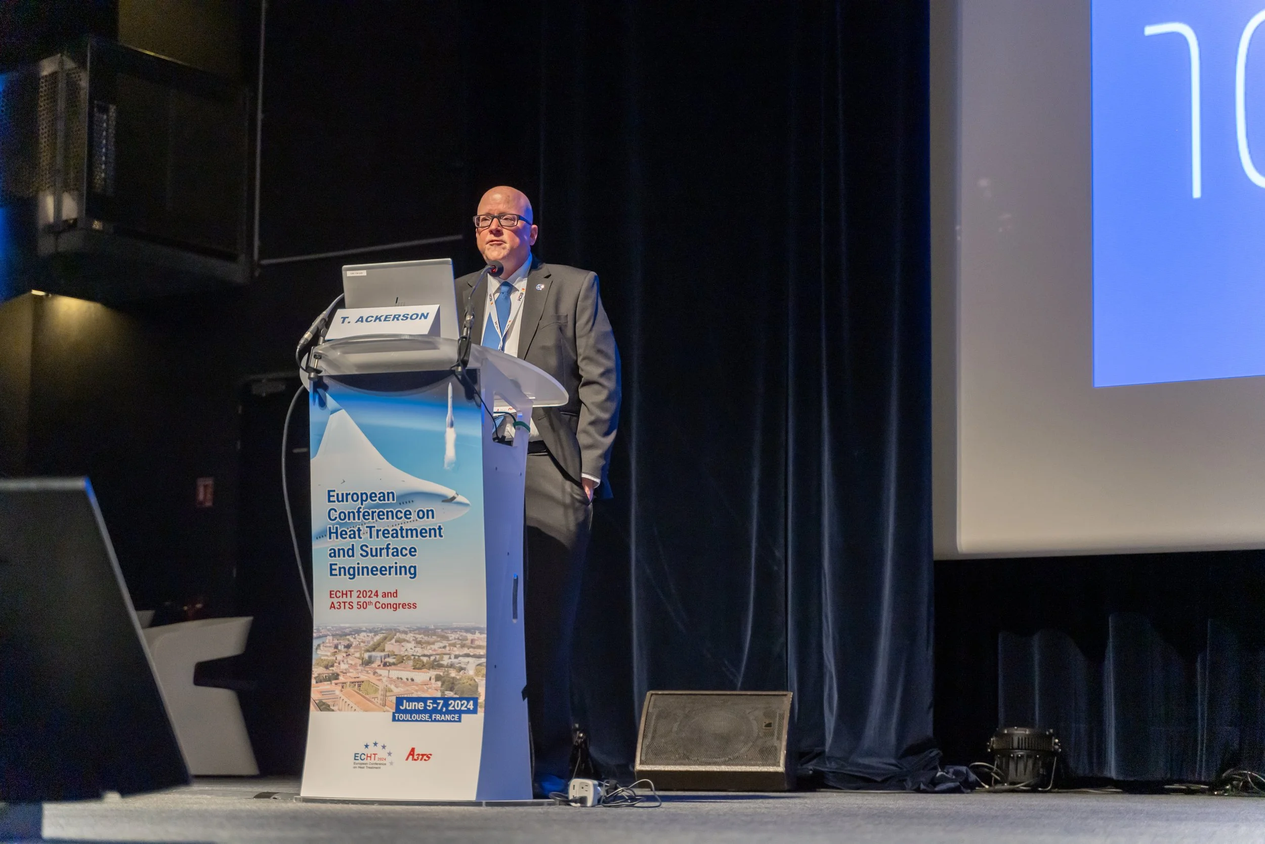 Conférencier à la "European Conference on Heat Treatment and Surface Engineering" à Toulouse en 2024.