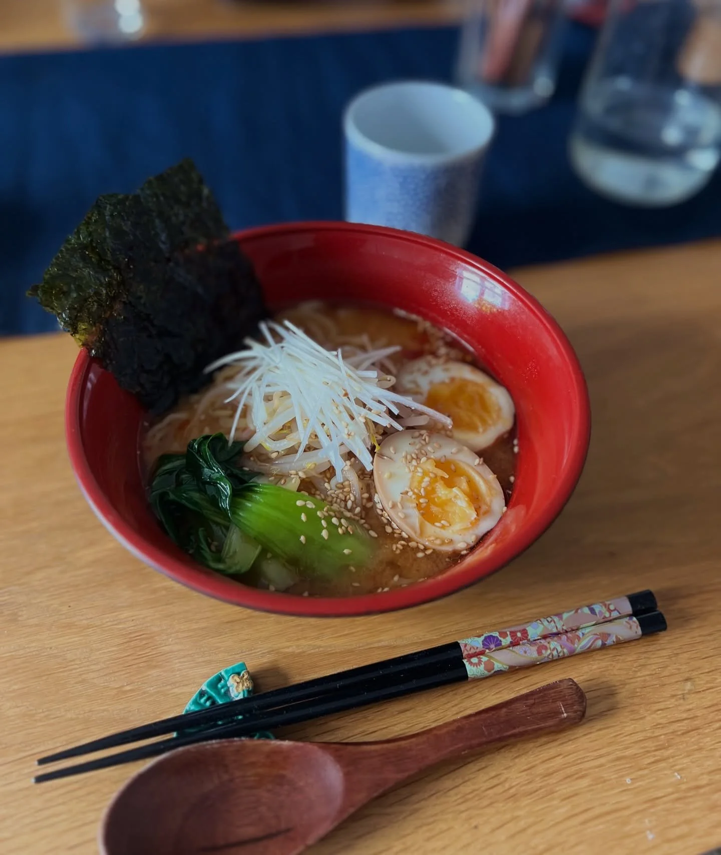 It was one of the best handmade teuchi-style ramen🍜💕
It&rsquo;s simply so good. Time-consuming and a bit of hard work, but totally worth it!😍
There&rsquo;s nothing quite like it&mdash;the handmade noodles are perfectly chewy and smooth on the tong