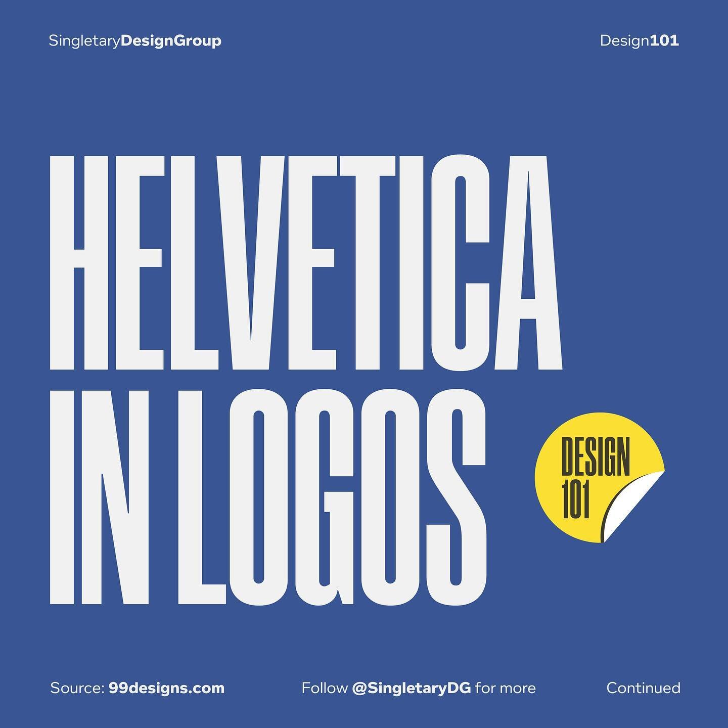 Our beloved Helvetica, of the most beautiful typefaces that&rsquo;s used in so many well known logos! Which one did you already know of before seeing this post? 💡
.
.
.
.
.
.
#logo #logodesigner #logodesigns #logos #logomaker
#logoinspirations #crea