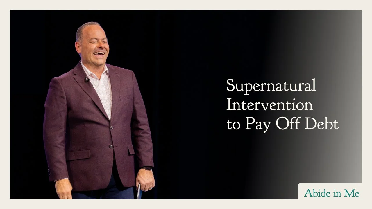 Supernatural Intervention to Pay-Off Debt