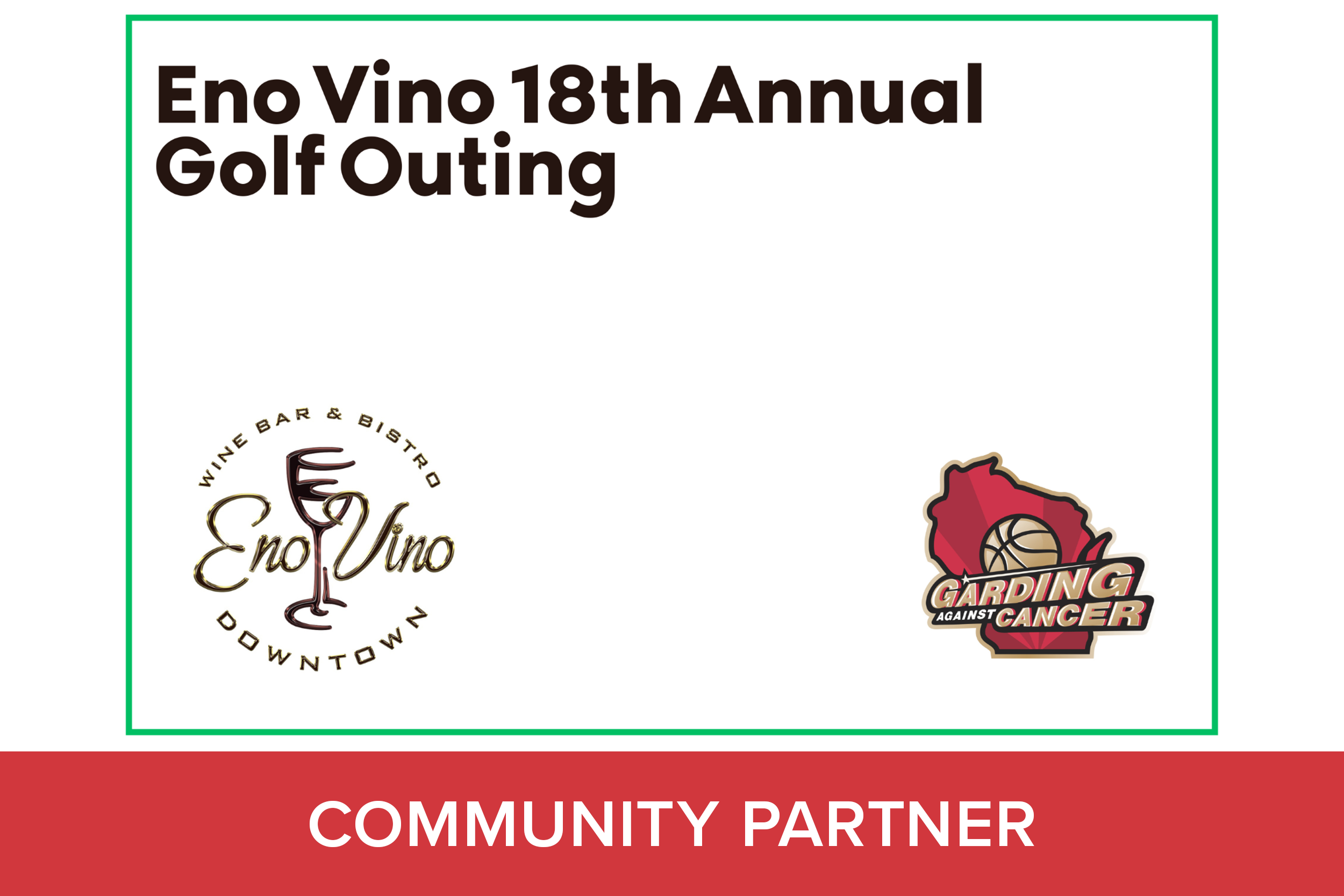 Eno Vino Annual Golf Outing benefitting Garding Against Cancer