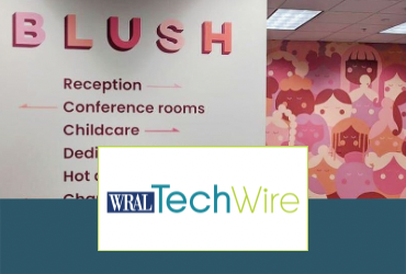 Coworking and daycare? Yes – that’s what makes Blush Cowork in Cary unique