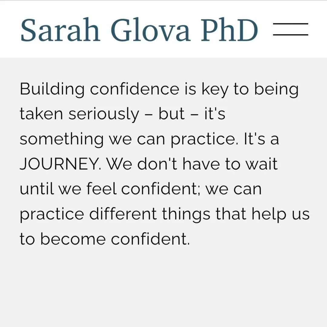 For the young professional who told me she didn't think she was &quot;leadership material&quot; because she was too nervous when speaking up&mdash;I wrote this blog post for you, and for anyone who needs a reminder that it's okay to be #nervous. 

I 