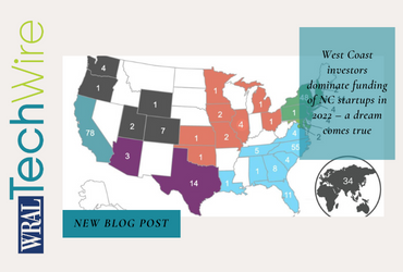 West Coast investors dominate funding of NC startups in 2022 – a dream comes true