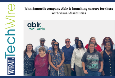 John Samuel’s company Ablr is launching careers for those with visual disabilities