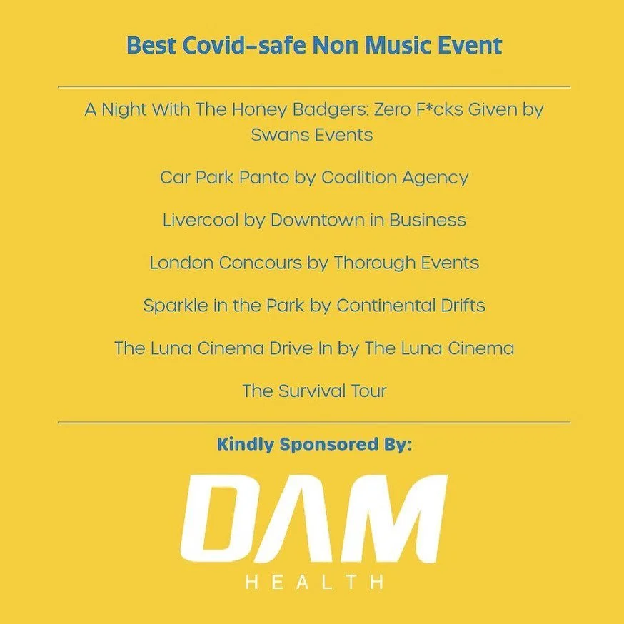 Honoured to be shortlisted for an award at the @eventproductionshow Awards 2021 for @thesurvivaltour @wemakeeventsofficial very much looking forward to the big day! 

https://www.wemakeevents.com/the-survival-tour/

#WeMakeEvents #WeCreateExperiences