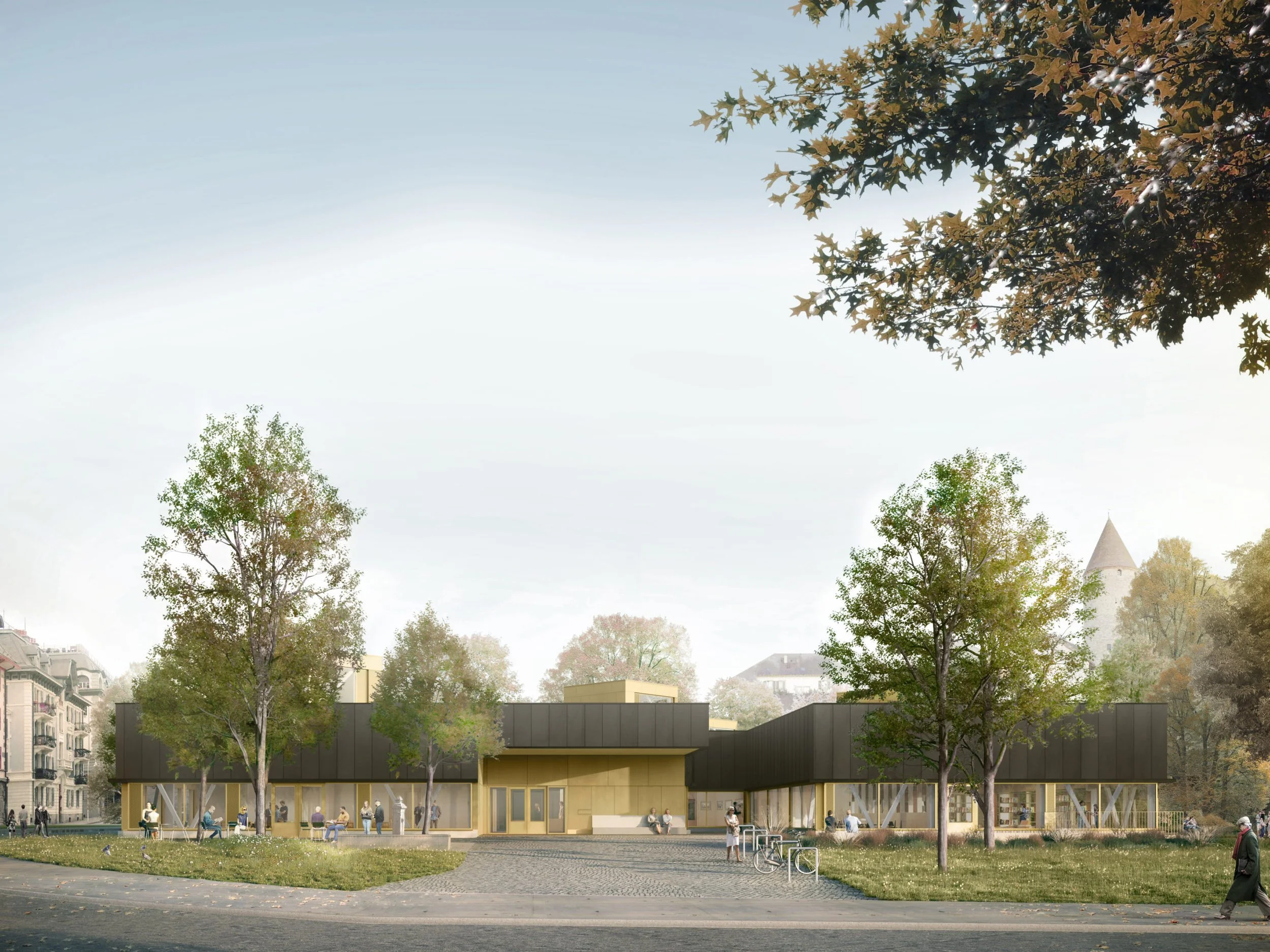 Agrandissement musée Gruérien et Bibliothèque de Bulle