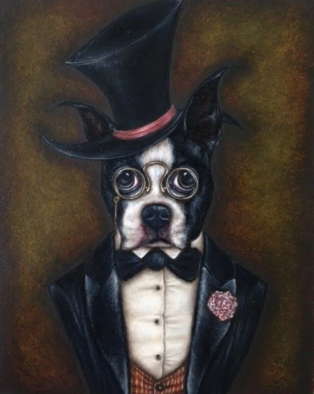 Oil paint on treated paper, 8"x10". 2015