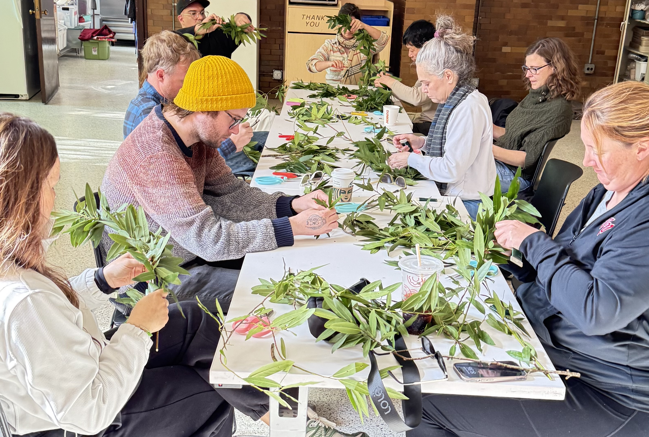 Pentathlon Laurel Crown Making 