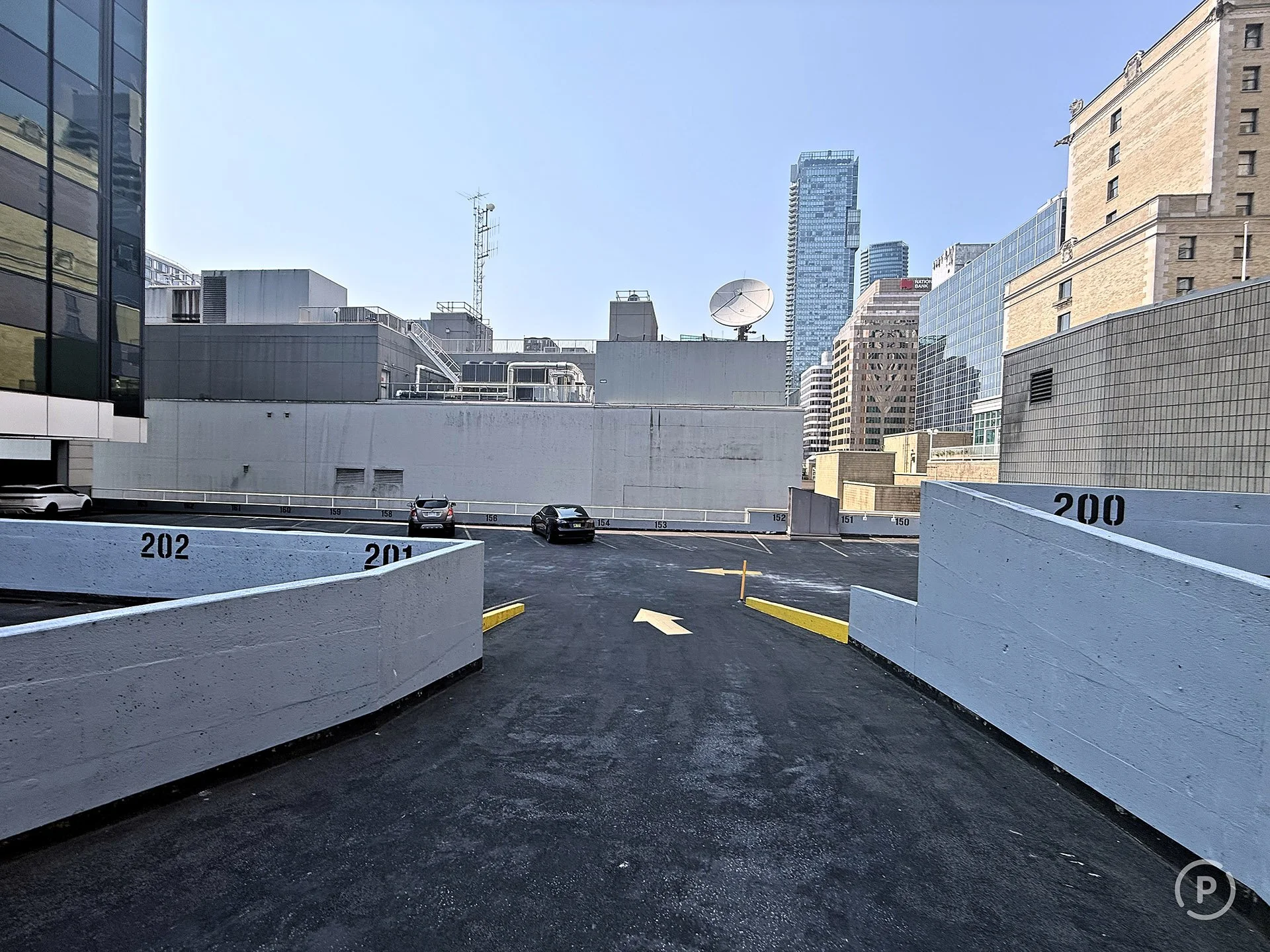 Parking lot ramp