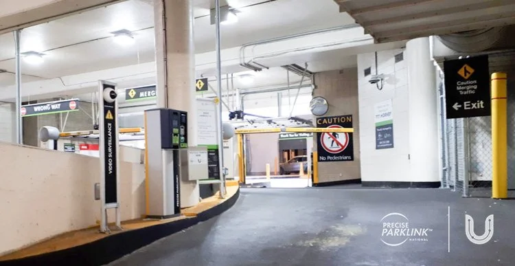 Parking gate exit