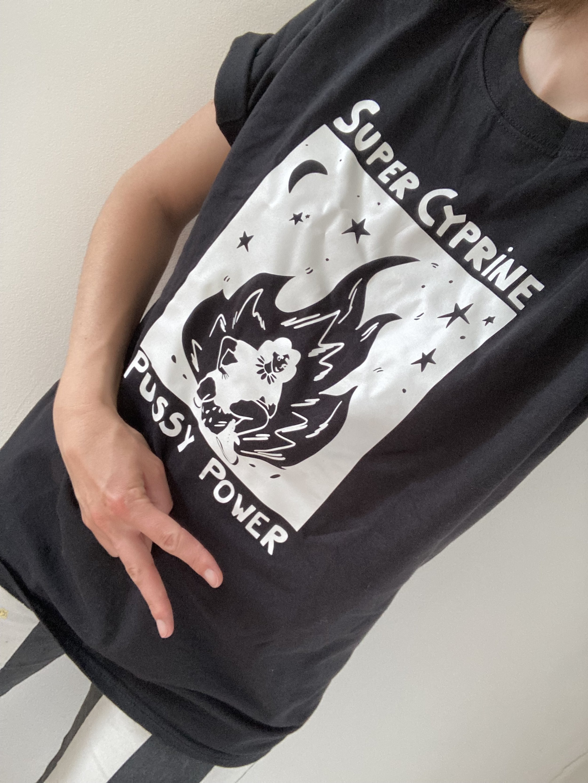 T shirt Noir Super Cyprine.jpeg